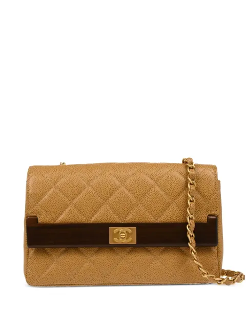CHANEL Pre-Owned 2003 Straight Flap shoulder bag Neutrals 8252429