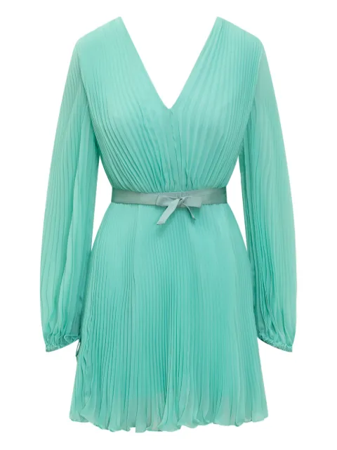 Max Mara plissé mini dress Green 2411221124600