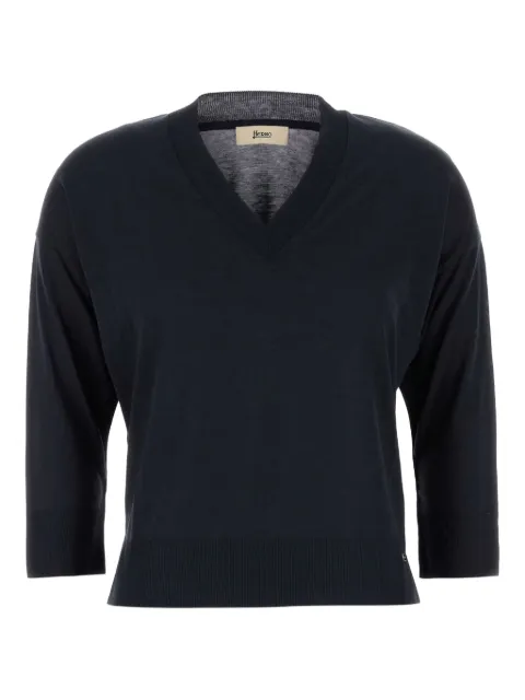 Herno cotton-blend jumper Blue JV000015D52056