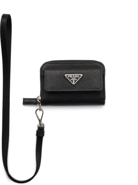 Prada Saffiano leather cardholder Black 2MR044QHH