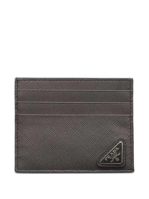Prada textured card holder Grey 2MC223QHH