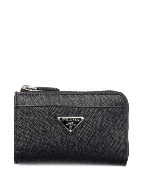 Prada Saffiano leather key case Black 2PP122QHH