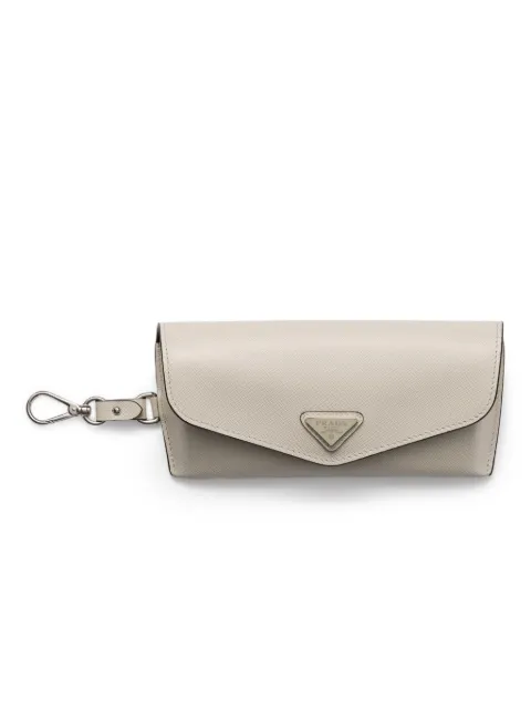 Prada Eyewear triangle-logo eyeglasses case Neutrals 2RA009053