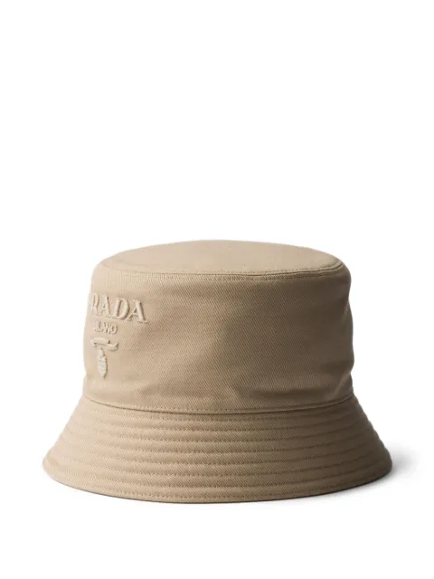 Prada Drill bucket hat Neutrals 2HC1372CXL