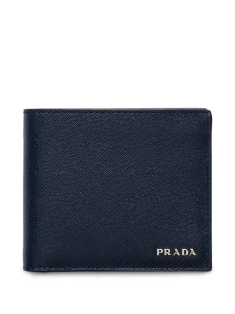 Prada Saffiano leather wallet Blue 2MO7382FPJ