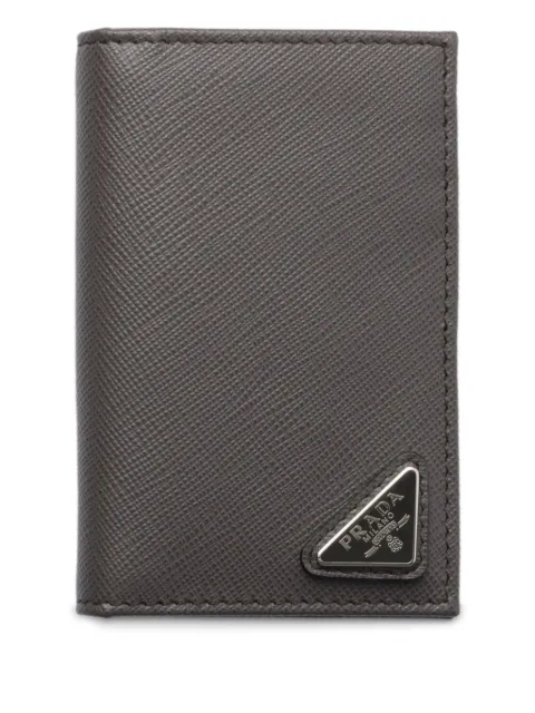 Prada Saffiano leather card holder Grey 2MC101QHH
