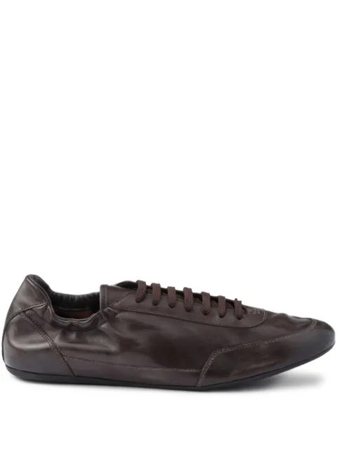 Prada Collapse leather sneakers Brown 2EG479FG0017V6