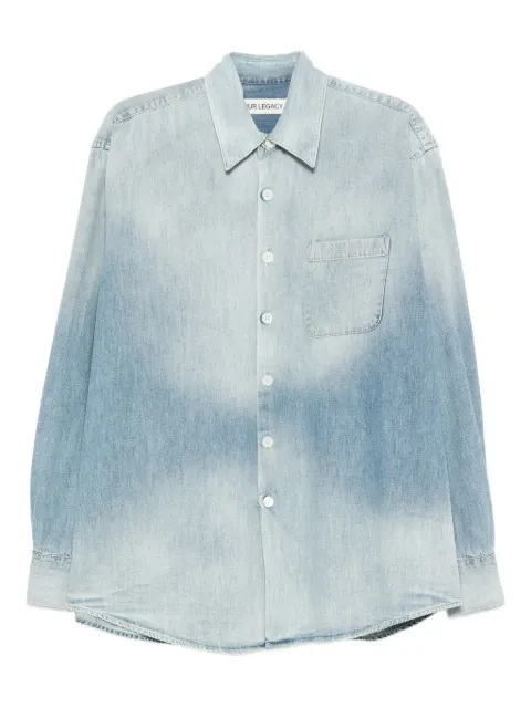 OUR LEGACY Above denim shirt Blue M4252AC