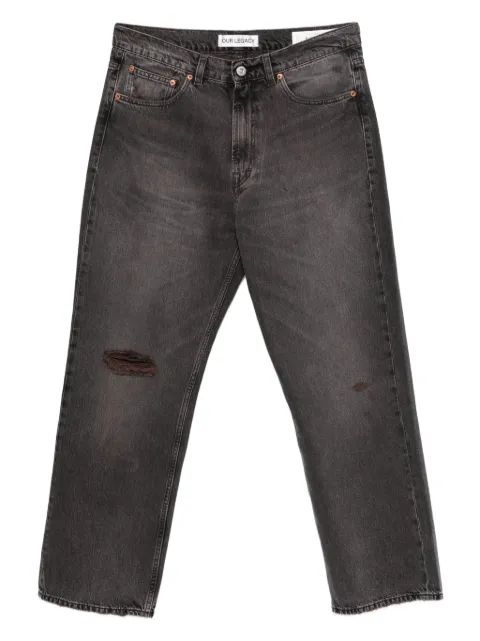 OUR LEGACY Third Cut distressed-detail jeans Grey M4255TH