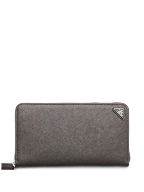 Prada saffiano leather wallet Grey 2ML188QHH
