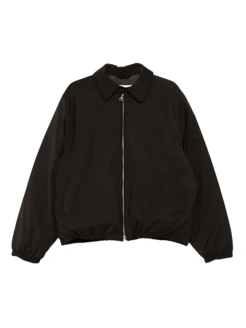 OUR LEGACY pinstriped puffer jacket Brown M4251BC