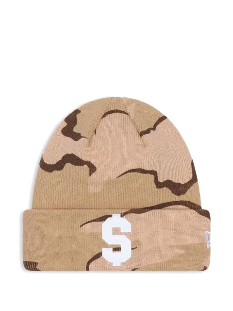 Supreme x New Era $ beanie hat Brown SU25177
