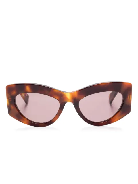 Gucci Eyewear cat eye-frame sunglasses Brown GG1843S
