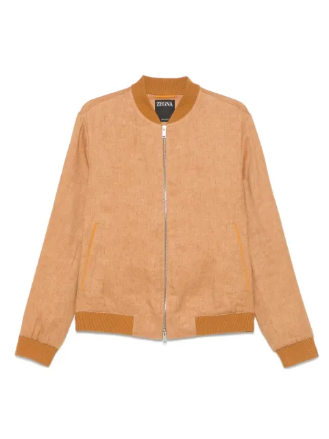 Zegna twill bomber Brown UFT54A9F145