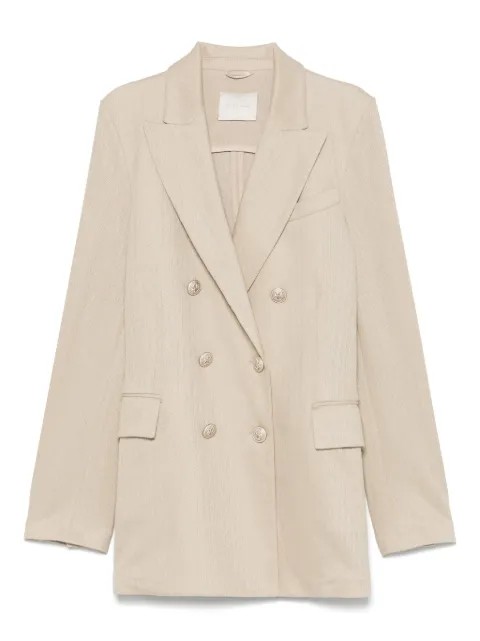 Circolo 1901 double-breasted blazer Neutrals FD3538
