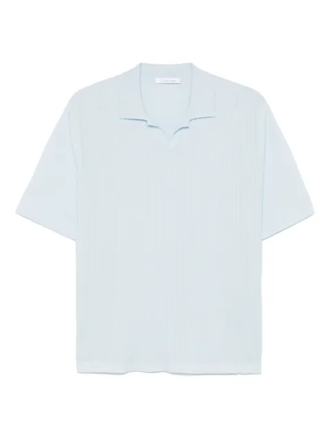 Cruciani textured-knit T-shirt Blue UC5155823E91P032