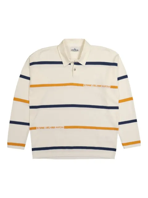 Stone Island striped cotton shirt Neutrals K1S155100035S00XB