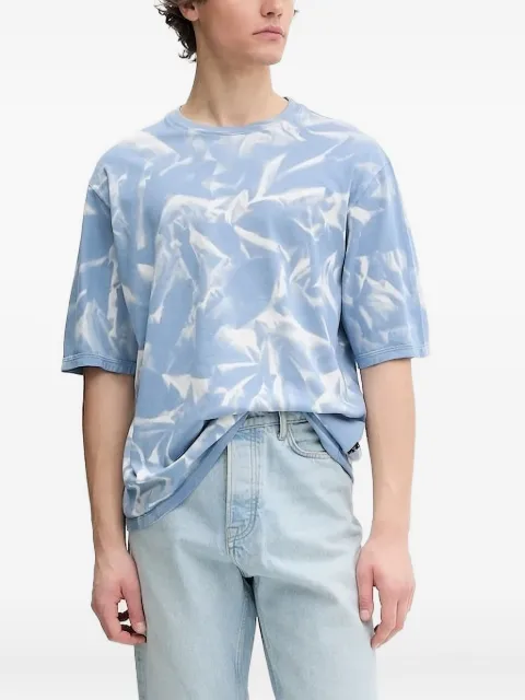 IRO tie-dye short-sleeve T-shirt Blue MP19AYLINO