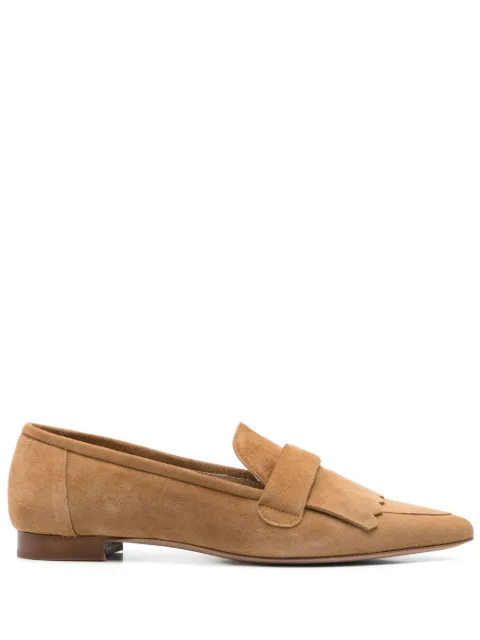 Thea Mika suede loafers Brown TM9135F00100098
