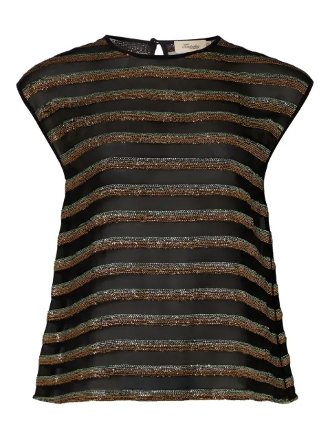 Temperley London Selena top Black 25SSSEL54754