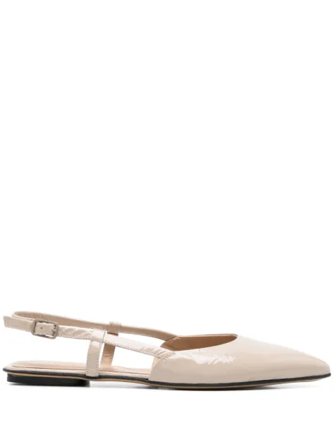 Pomme D´Or leather ballet flats Neutrals 1105NAPLAK