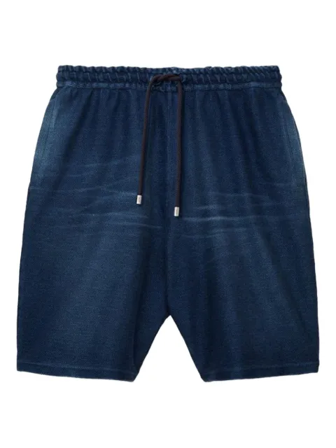 LOEWE logo-patch shorts Blue H526Y1AX10