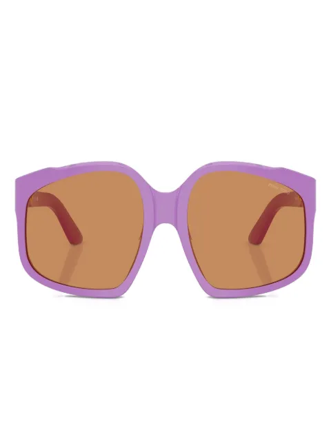 Miu Miu Eyewear geometric-frame sunglasses Purple MUA07S