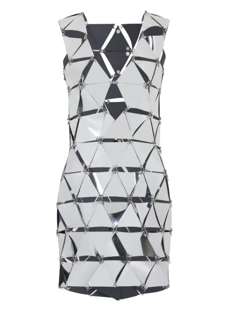 Rabanne Assembly mini dress Silver 25EIRO103PS0557
