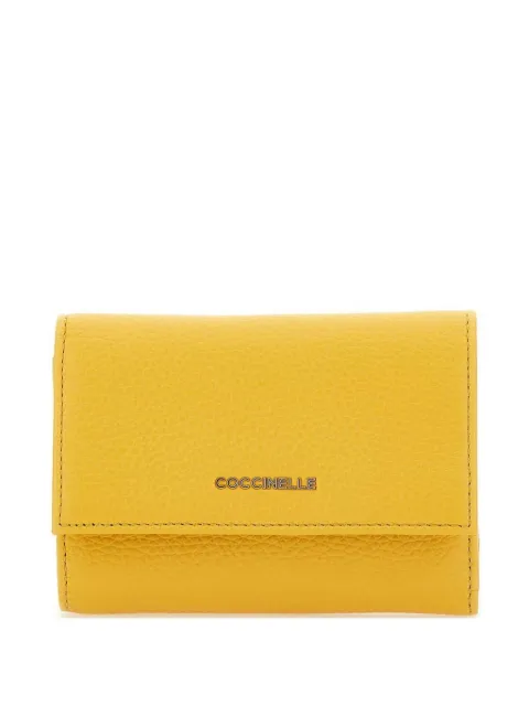 Coccinelle Metallic Soft wallet Yellow MW51166
