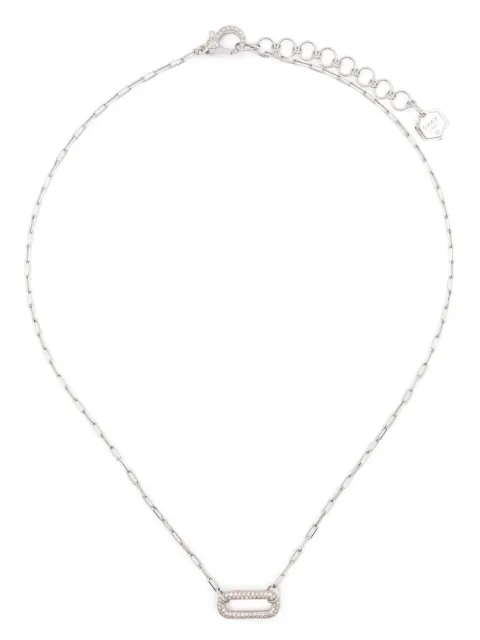 SHAY 18K white gold pendant diamond necklace Silver SN584