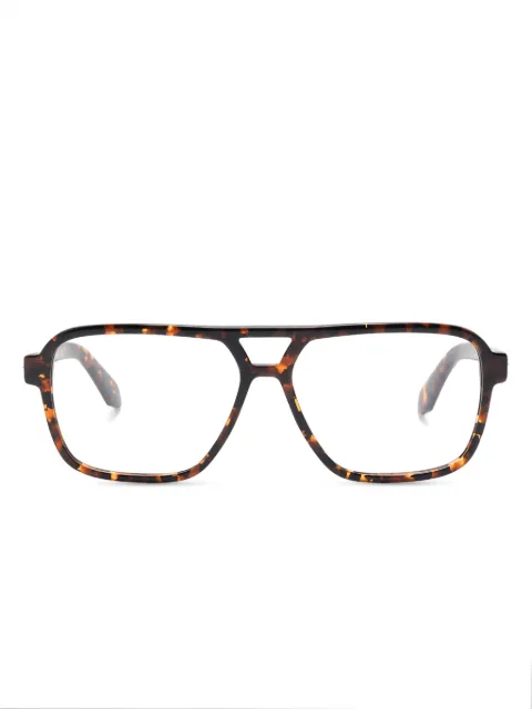 Off-White Eyewear Arrows-motif glasses Brown OERJ081