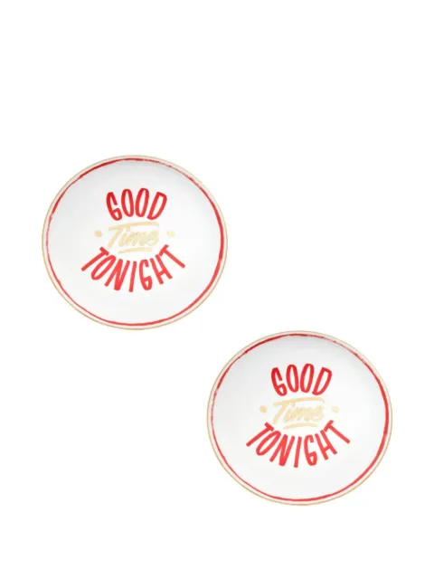 Bitossi Home Good Tonight pizza plates (set of two) White LGP01001X2