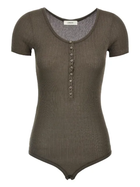 LEMAIRE ribbed-knit body Brown TO1324LK1017