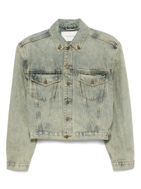 ENTIRE STUDIOS Shrunken buttoned denim jacket Blue ESUS2511002