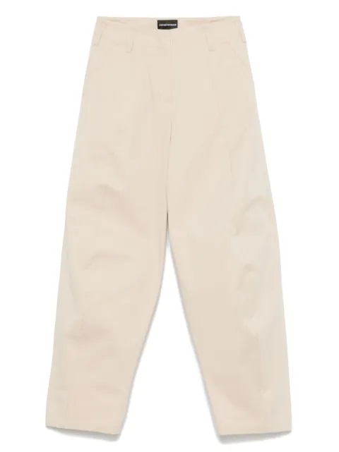 Emporio Armani raised-seam trousers Neutrals EW001432AF12440