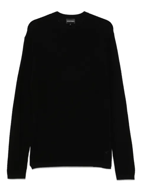 Emporio Armani textured sweater Black EM000883AF13851