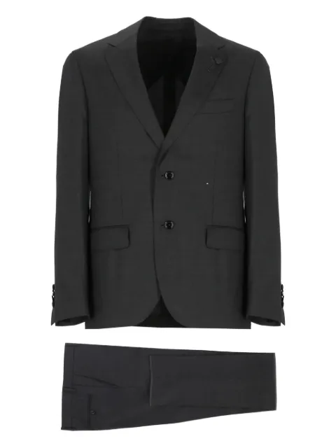 Lardini single-breasted wool suit Grey ES445AEESIF64416