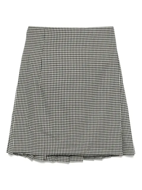 Comme Des Garçons Girl check-print skirt Black 2NOS007051
