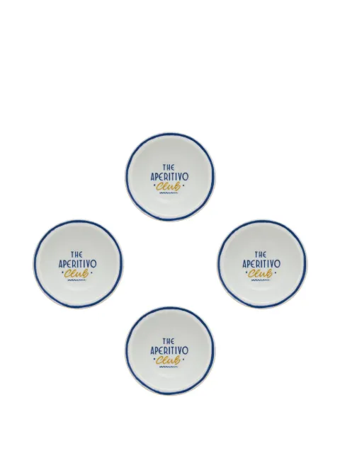 Bitossi Home The Aperitivo Club bowl (set of four) White LGP00010X4