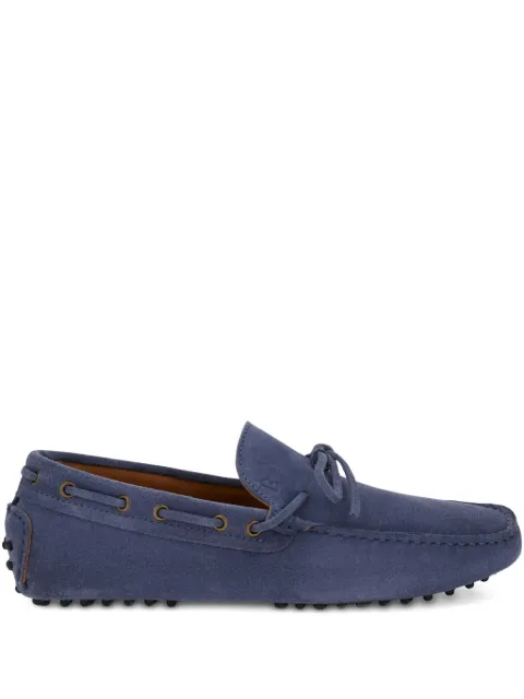 Boggi Milano suede driving shoes Blue BO25P006205