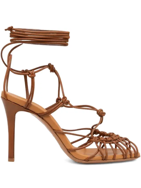 Forte Forte strappy high-heeled sandals Brown 13699MYSHOES