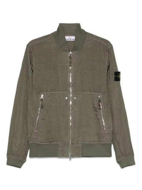 Stone Island waterproof bomber jacket Green K1S154100019S0020