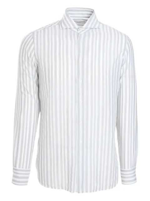 Lardini striped button-up shirt White ESCIROESC1924