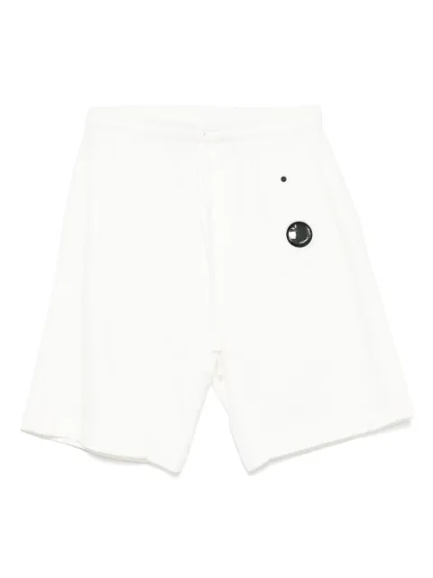 C.P. Company Lens-detail track shorts White 18CMSB268A110337O