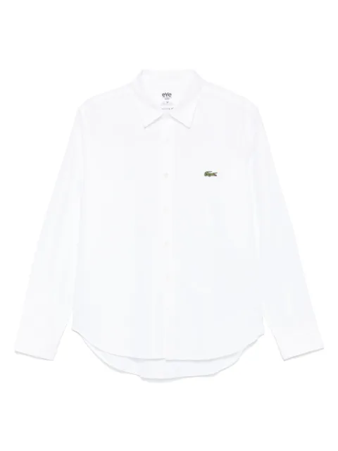 Junya Watanabe MAN logo-patch shirt White WOB908100