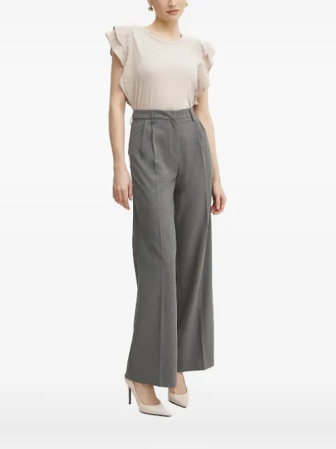 LIU JO ruffle-sleeve top Neutrals TA5178J5904