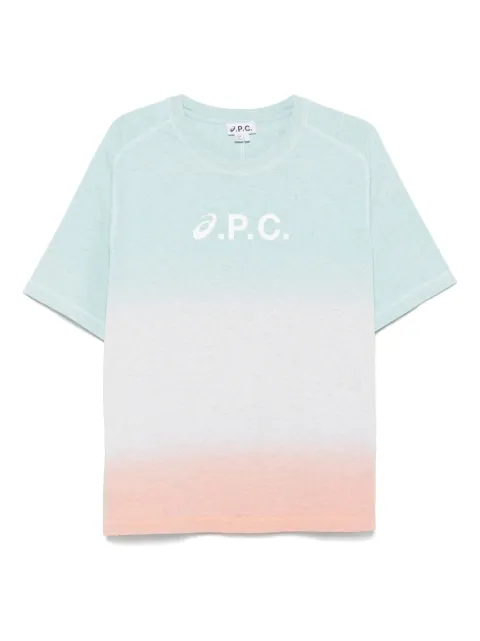 A.P.C. x Asics Wind T-shirt Green COEAVH26481