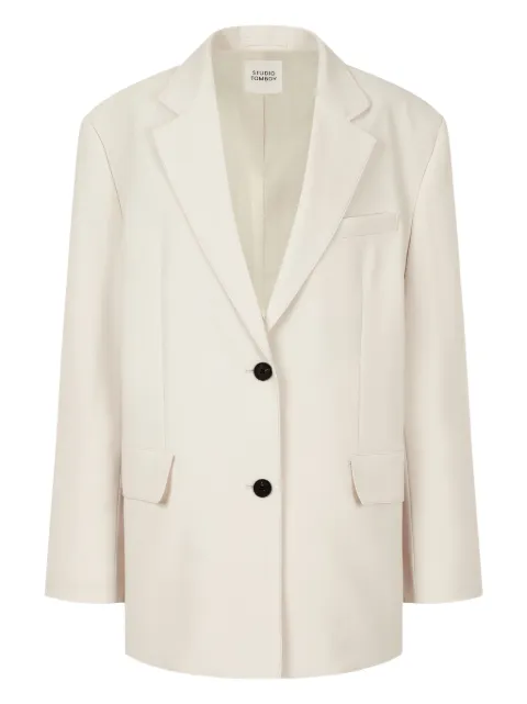 TOMBOY single-breasted blazer Neutrals 9105212552