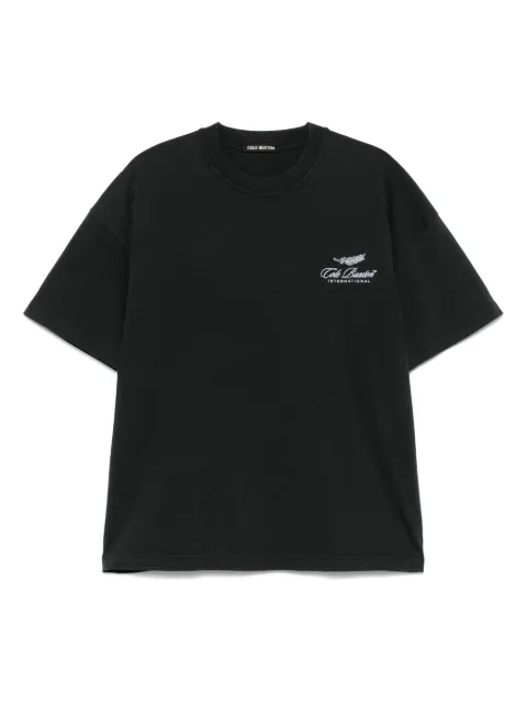 COLE BUXTON logo-embroidered T-shirt Black AW23IT001N