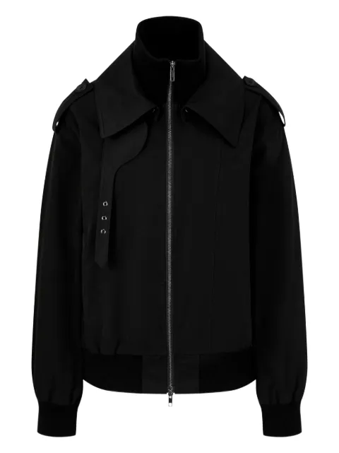 TOMBOY zip-front bomber jacket Black 9105113A02